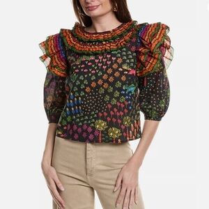 FARM Rio Fruit Garden Blouse- XS
